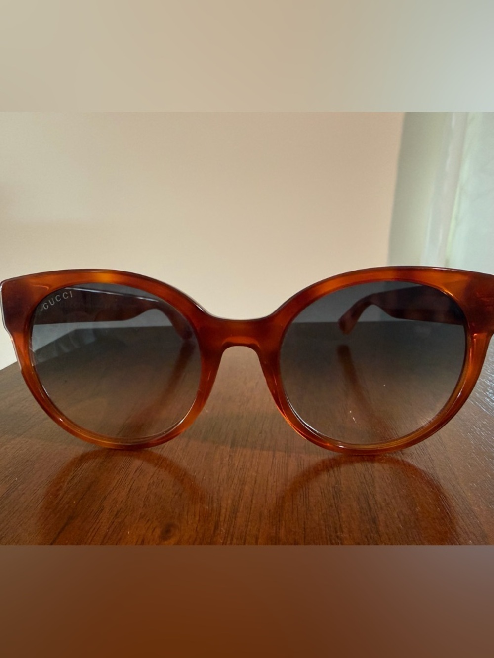 Gucci Tortoiseshell Round Women’s Sunglasses